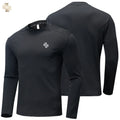 Autumn High Quality Men's Running Fitness Outdoor Sportswear Long Sleeve T-Shirt Business Casual Breathable Base Shirt Top