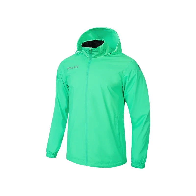 Men's Windbreaker Running Jacket Soccer Kid Hooded Windproof Coat Training Waterproof Jacket Quick Dry 3801241