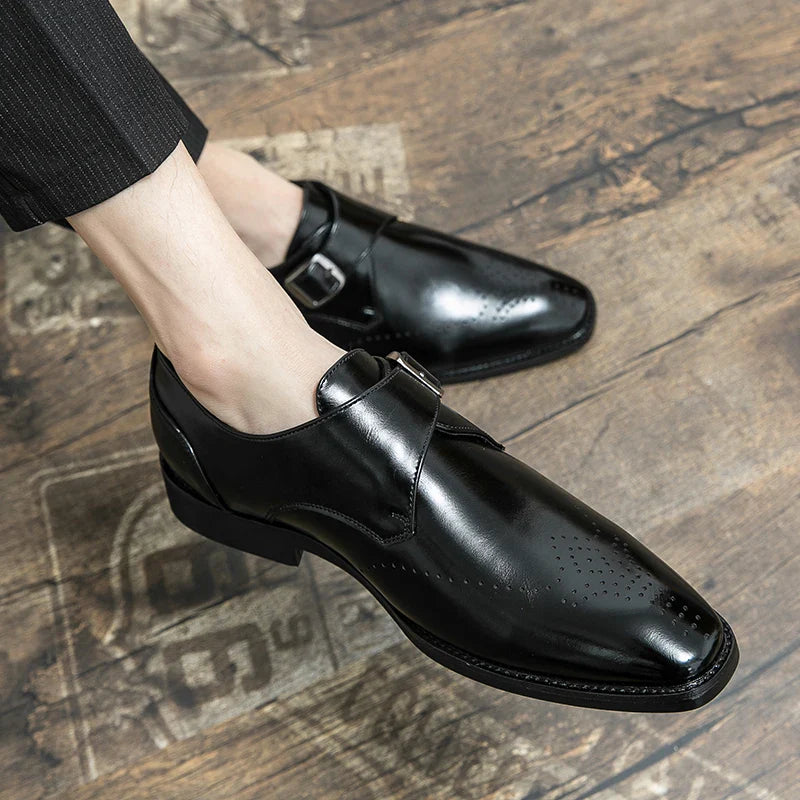 Leather Shoes For Man Loafers Casual Fashion Business Formal Shoes wedding Big Size Designer Shoes High Quality