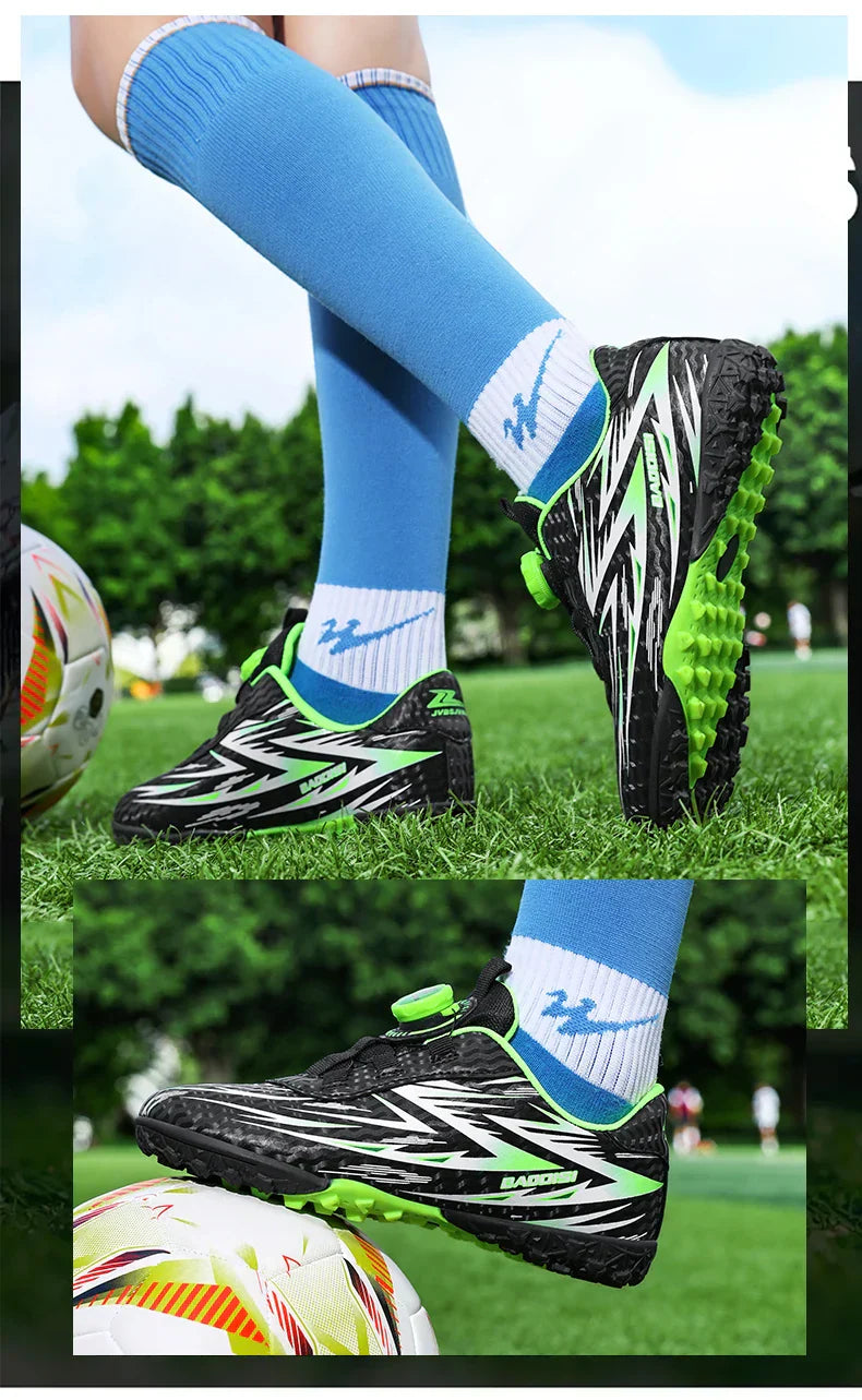 Kids Soccer Shoes FG/TF Football Boots Professional Cleats Grass Training Sport Footwear Boys Outdoor Futsal Soocer Boots 28-39