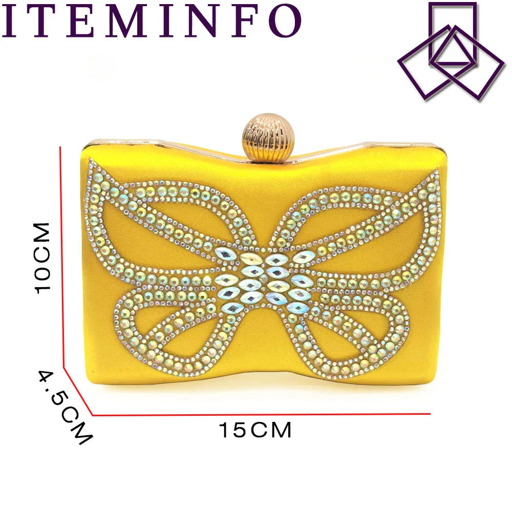 Bowknot Pointed Toe Women's Shoes Shallow Mouth Shoes Bag Set