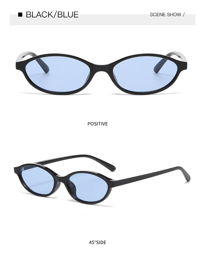 Small Cat Eyes Sunglasses For Women Men Fashion Brand Designer Retro Gradient Shades