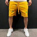 Spring Summer Mens Cotton loose Shorts Streetwear Bodybuilding Embroidered casual Short pants Jogger sports Tiger head Shorts