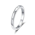 Moissanite Ring for Women S925 Solid Silver with White Gold Plated Diamond Wedding Bridal Band Luxury Jewelry Gift