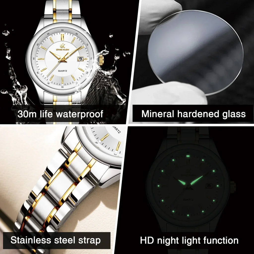 Women‘s Watches Simple Luxury Fashion Elegant Female Wristwatch Waterproof Luminous Date Exquisite Gift for Girl