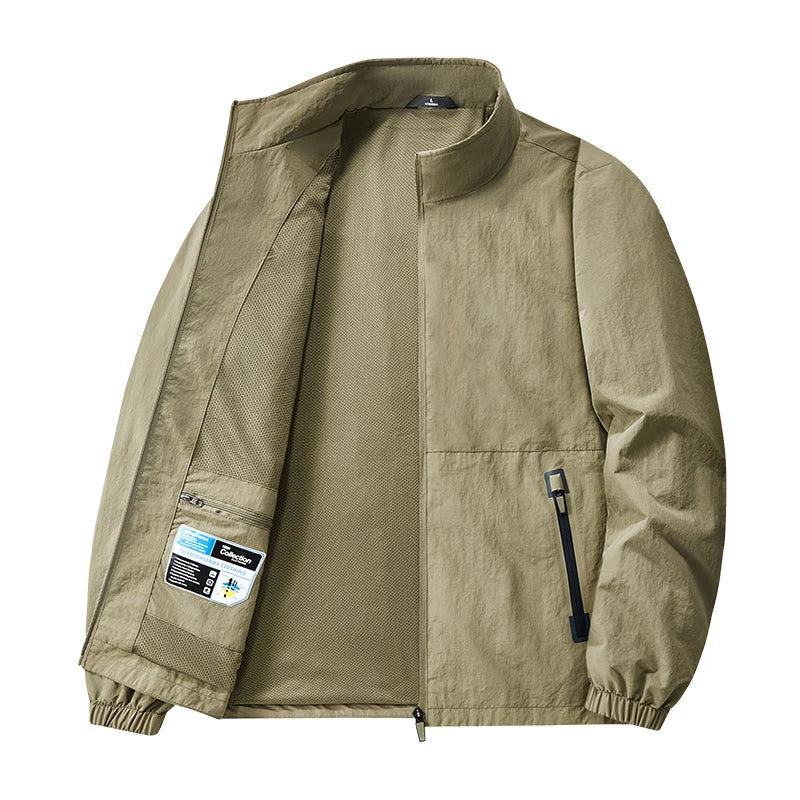 8XL Men Outdoor Jacket Autumn Winter Jacket Hiking Camping Windbreaker Plus Size Spring Oversized Outwear Hooded Coat