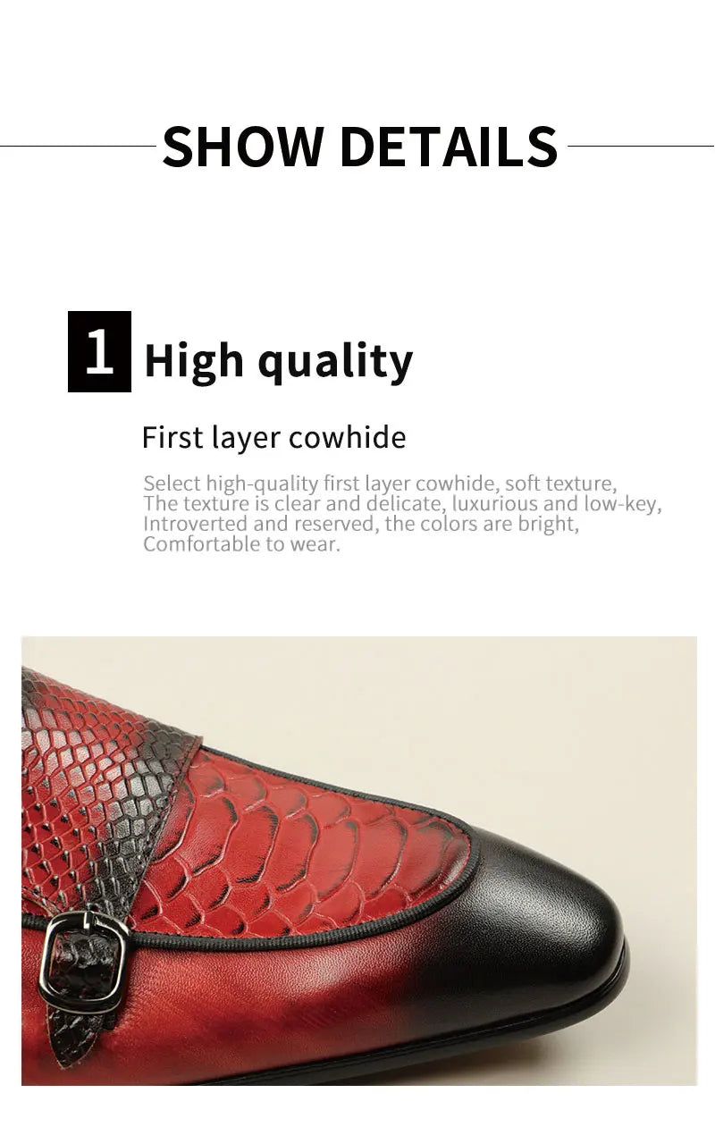 New Summer Pointed Toe Crocodile Print Loafers Leather Shoes for Men's Classic Casual Fashion Wedding Luxury Leather Shoes Gift