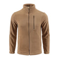 Outdoor Camouflage Fleece Jacket Double-Sided Shake Fleece Cardigan Tactical Jacket Warm Mountaineering Suit