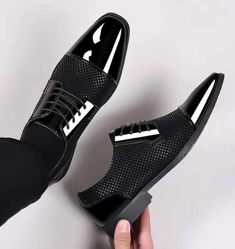 Dress Shoes Man Casual Business Pointed Toe Social Shoe for Men Breathable In Summer Leather Luxury Designer Clothing Low Price
