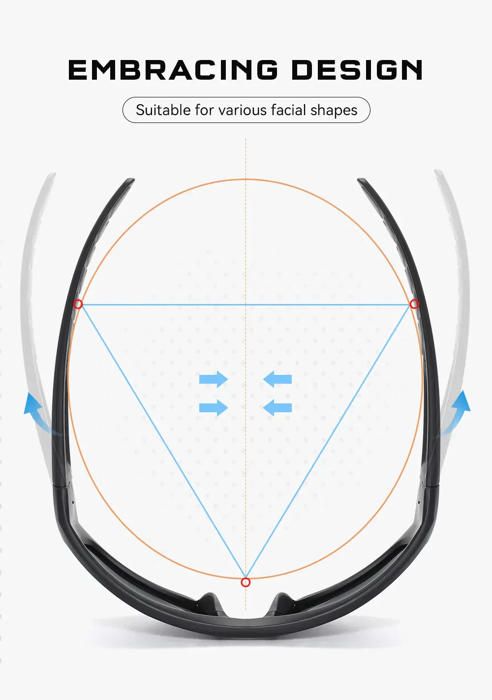 Outdoor Sports Polarized Sunglasses Men's Fishing TR90 Frame UV Protection Lens Shield Sun Glasses Women Eyewear with Box