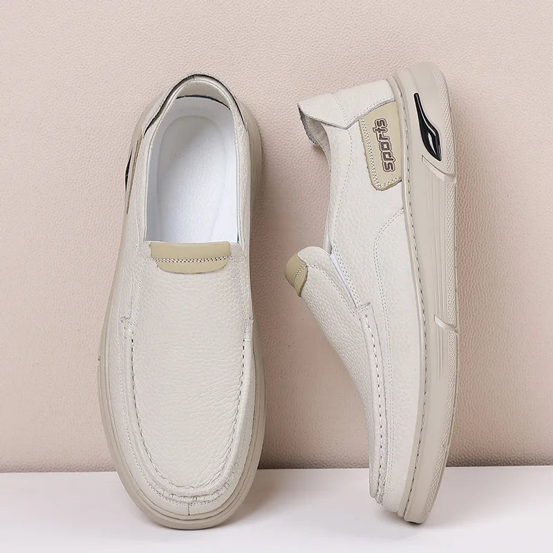 Spring Summer 2026 New Loafers for Men Soft Sole Fashion Business Casual Leather Shoes Male British Style Designer Shoe Man