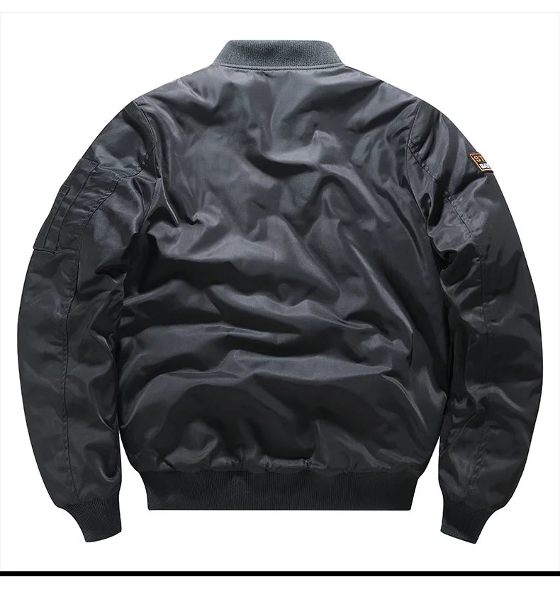 Large Size 7XL Winter Military tactical Male Army MA-1 Flight Bomber Jacket Baseball Varsity College Pilot Air Force Coat Men