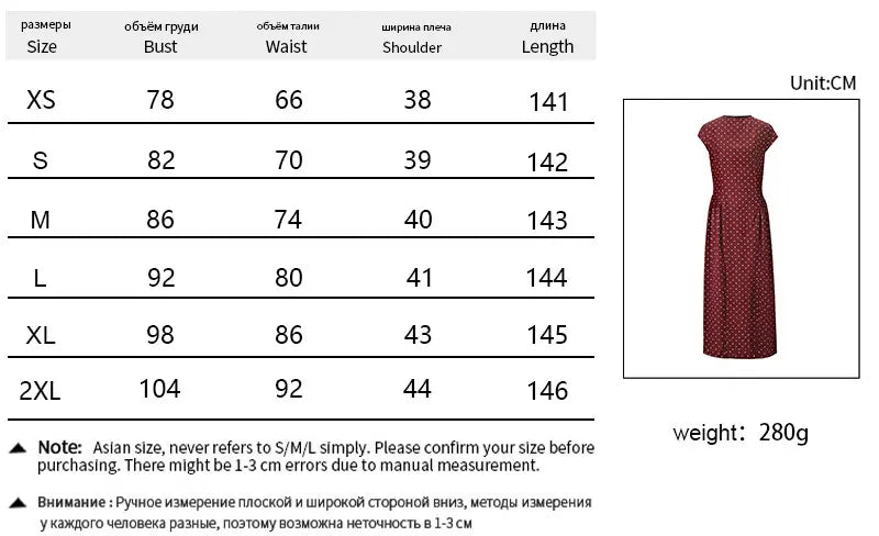 Women New Long Dresses Summer Elegant Upgraded Version Casual Polka Dots Party Dress Graceful Holiday Casual Slim Female Dresses