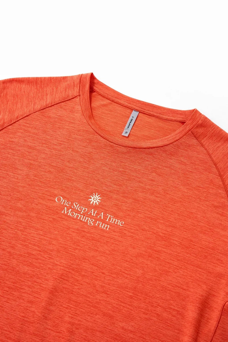 Men's Long Sleeve Quick Dry Sports T-Shirt Moisture Wicking Gym Fitness Top Outdoor Running Hiking Activewear Workout Tee