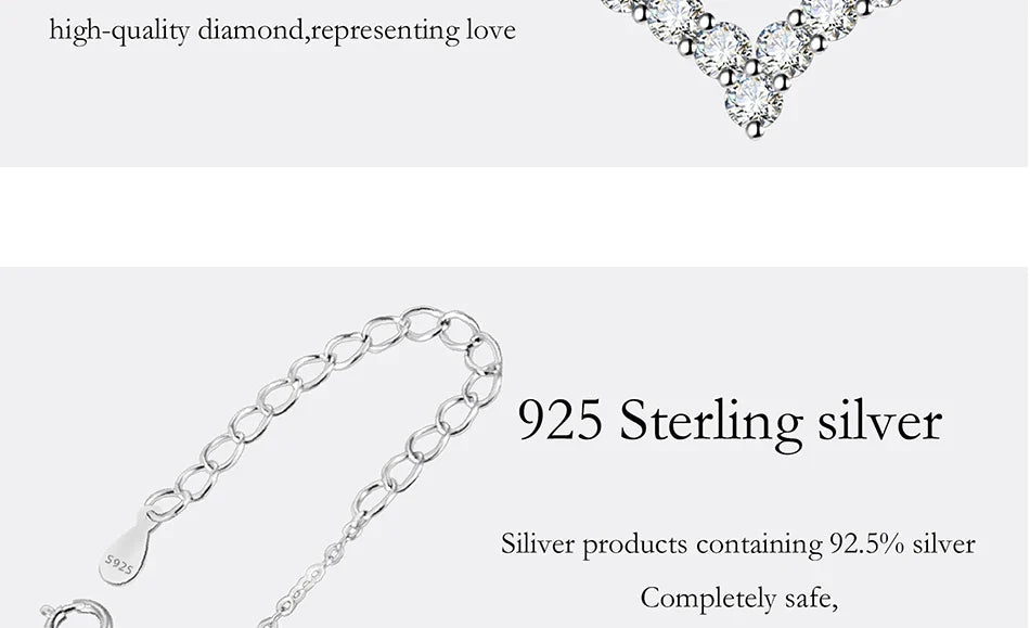 2CT Moissanite Necklace for Women S925 Pure Silver Heart Design Laboratory Diamond Pendant Luxury Jewelry Party Gift