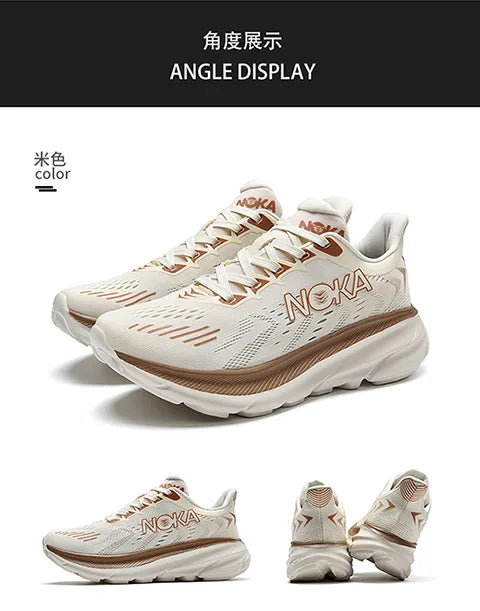 New men's casual sports shoes with shock absorption, breathable running shoes, anti slip and wear-resistant outdoor hiking shoes