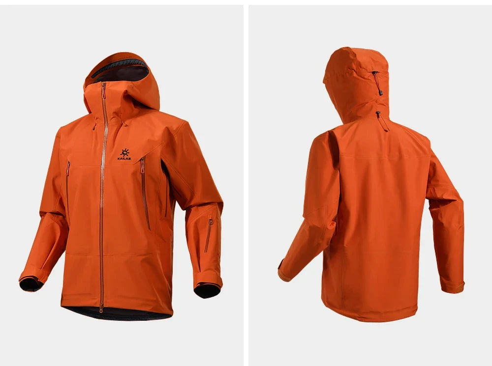 Mont-X Hard Shell Jacket GTX Rainstorm Waterproof Hooded Coats Outdoor Professional Mountaineering Jackets KG2441135