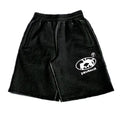 Summer Men Grey Cotton Y2K Hiphop Streetwear Shorts European Street Style Trendy Baggy Casual Cargo Urban Casual Wear Fashion