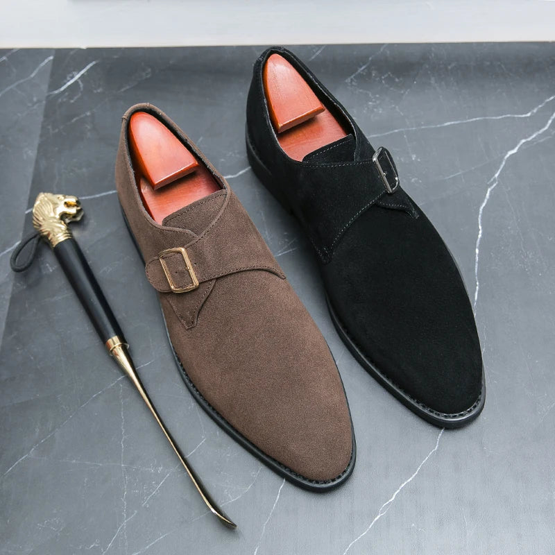 Men's Handmade Genuine Leather Dress Shoes – Formal Office Wear EU 40–47