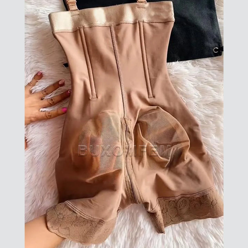 Fajas Colombianas with Bones Invisible Underwear Front Breasted Open-Chest Shaping Body Shaper for Postpartum Women's Underwear