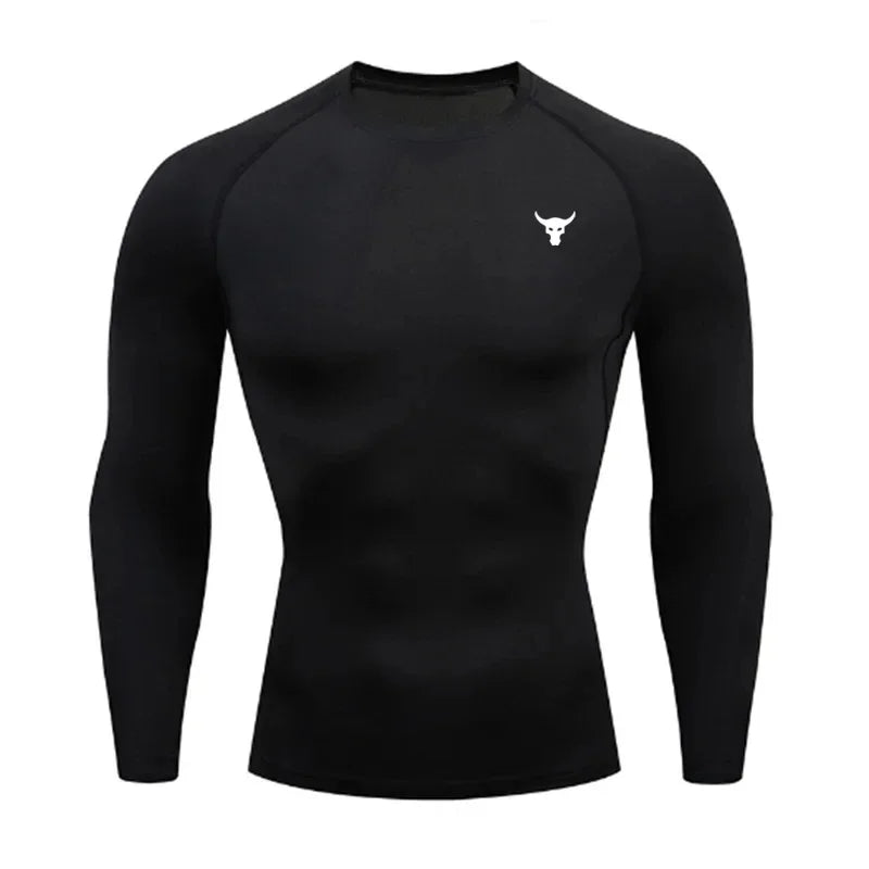 Men and women quick drying sportswear T-shirts long sleeved tight fitting clothes comfortable and breathable running clothes