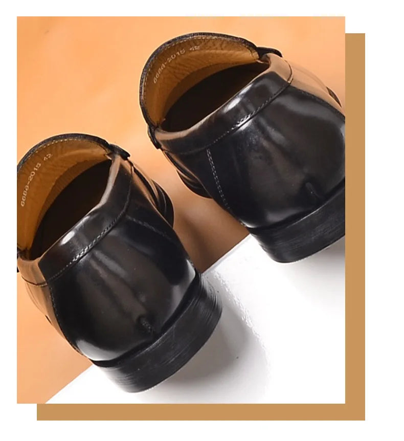 Newest 2025 Genuine Leather Men Driving Shoes Slip On Super Quality Comfortable Men Casual Cowhide Leather Moccasins Loafers