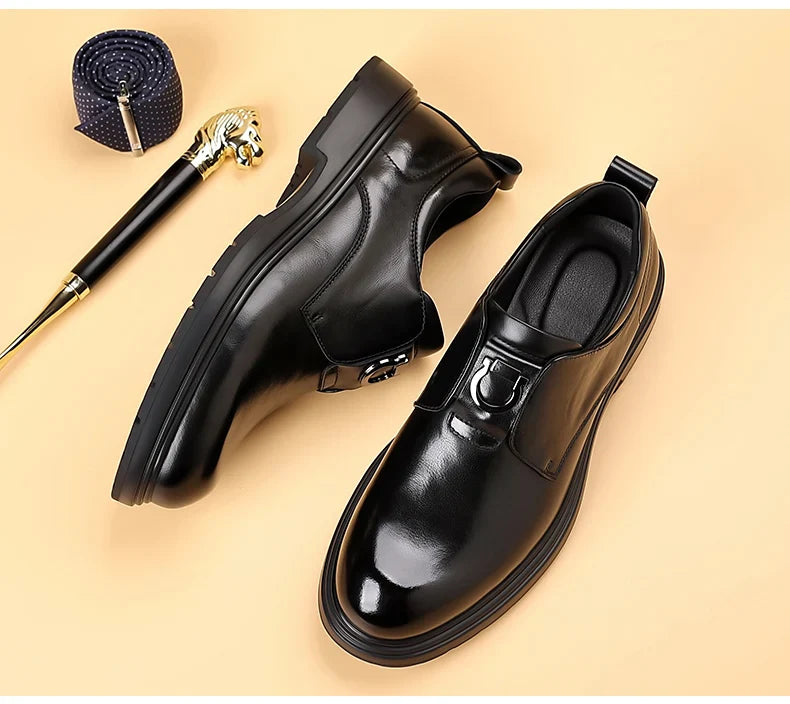 Business Men Shoes Patent Leather Man Brogues Shoes Fo Man Dress Shoe Loafers Pointed Toe Male Moccasins Plus Size Shoes for Men