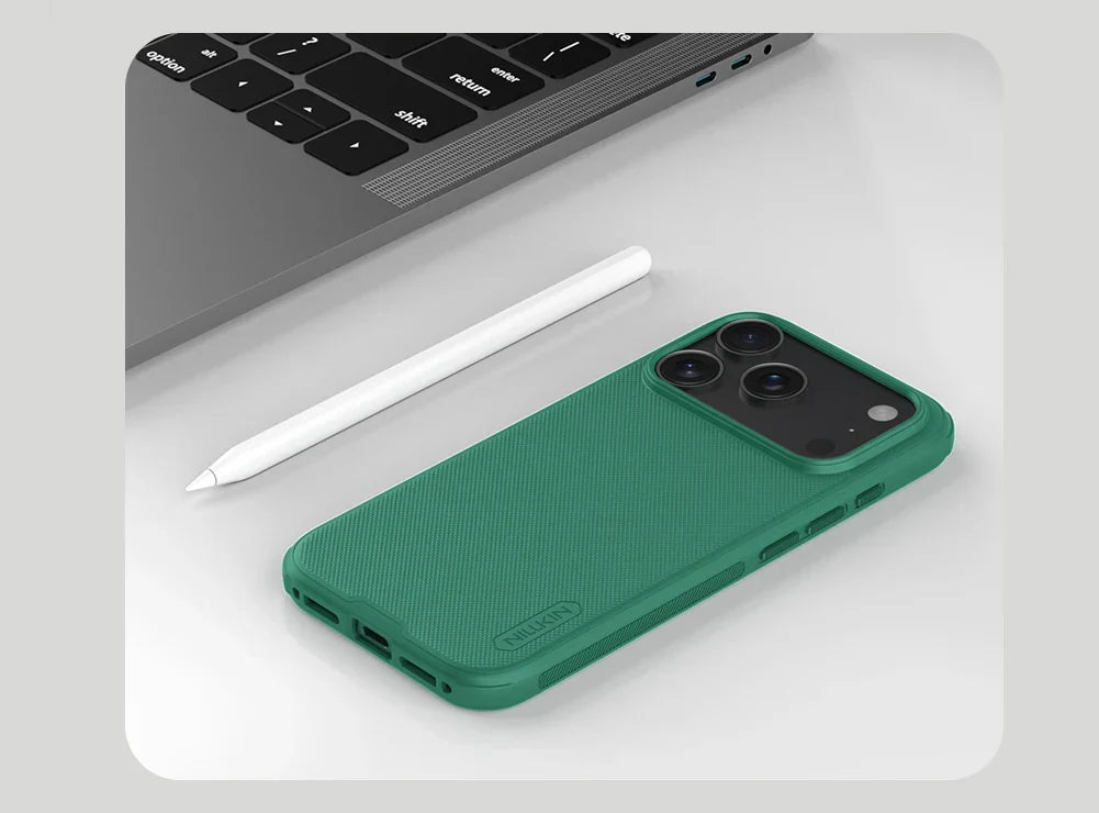 Nillkin For iPhone 17 Pro Max 17Pro Frosted Shield Pro Case PC+TPU Airbags Shockproof Anti-Scratch Phone Cover