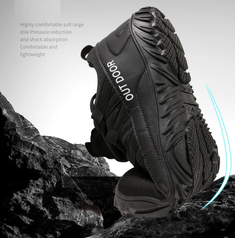 New Hiking Shoes, Plus Size, Couple Outdoor Sports Shoes, Wide Palm, Wide Last Shoes, Barefoot Casual Shoes, Indoor Yoga Fitness