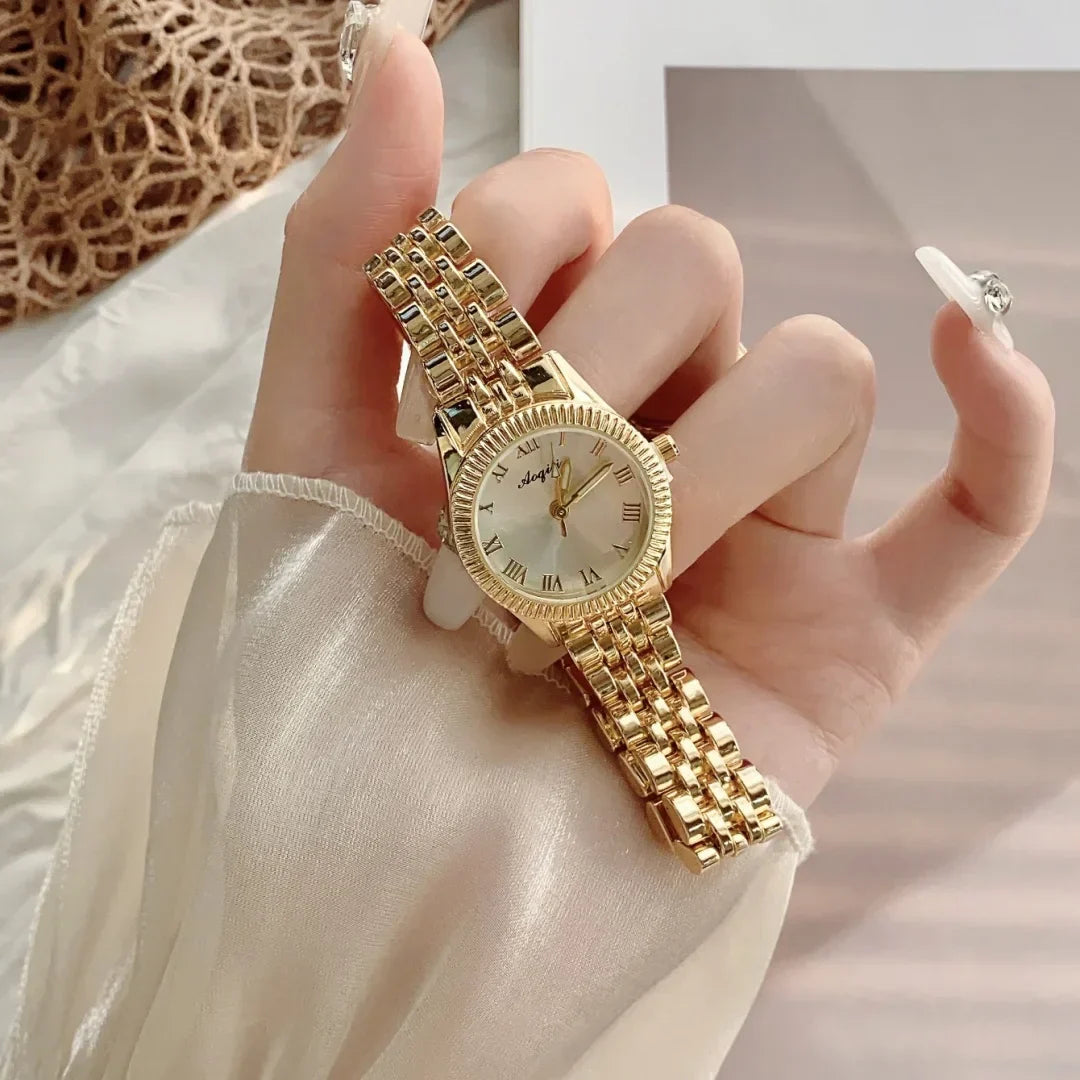 Gold Watch Women Watches Ladies Large dial Steel Women's Bracelet Watches Female Clock Relogio Feminino Montre Femme
