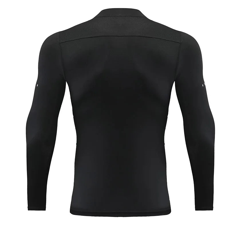 Men Children Long Sleeve Running Slim Tops Tees Sportswear Gym Fitness Compression T-shirt Outdoor Football Jersey Jogging Tight