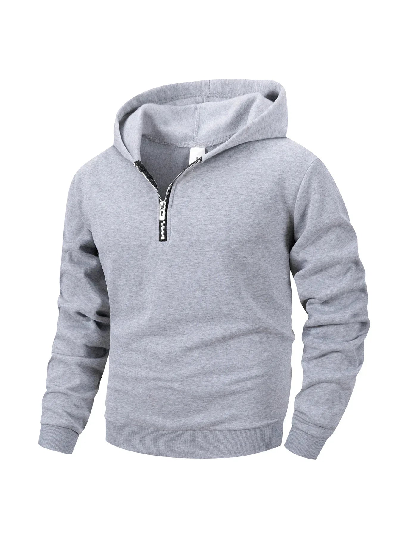 Men's Half Zipper Hoodie Pants Set Autumn Winter Solid Color Sweatshirt Pants Suit Fashion Casual Sports Set S-2XL Tracksuit