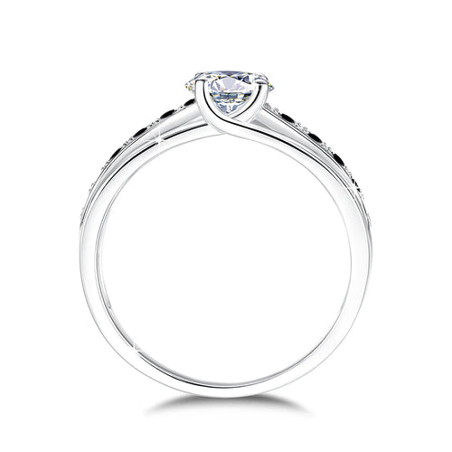 1 Carat Moissanite Rings With Certificate Original 100% Silver 925 Party Designer Jewelry Wife Gift Free Shipping Items