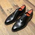 Men's Red Sole Brogue Dress Shoes – Classic Wingtip Formal Leather Footwear