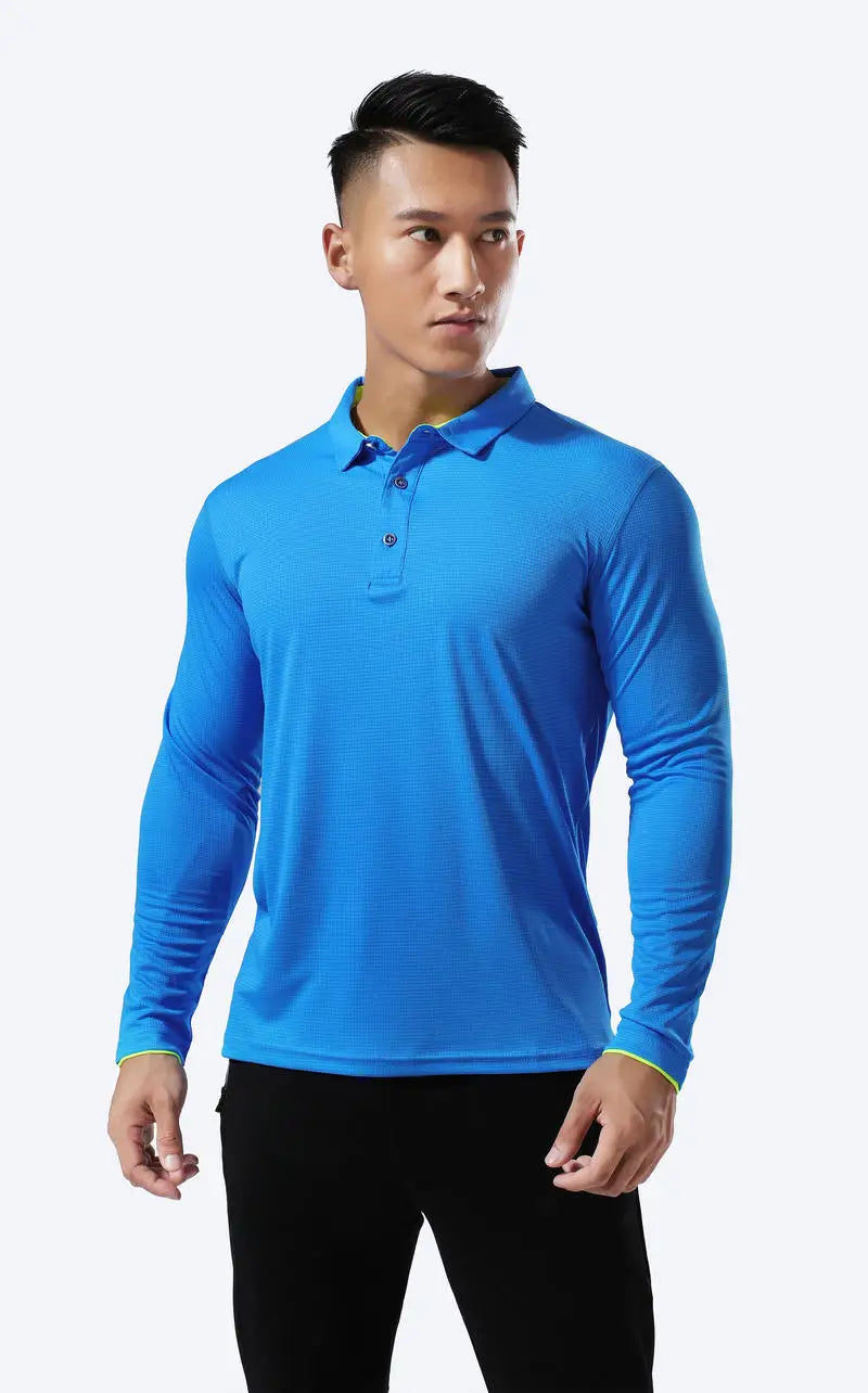 Men Running Sport Shirts Tops Long Sleeve Plus Size Tees Dry Fit Breathable Training Clothes Gym Sportswear Fitness Sweatshirts