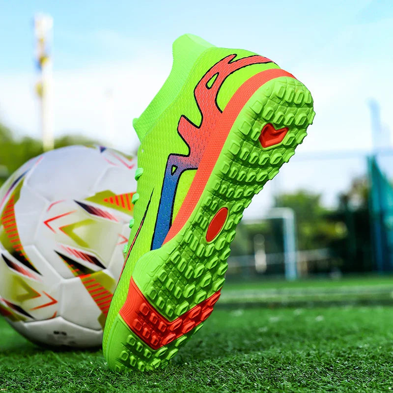 New Men Soccer Shoes Futsal Grass Cleats High-top Football Boots Non-Slip Sneakers High-quality Match Indoor Hot-selling Outdoor