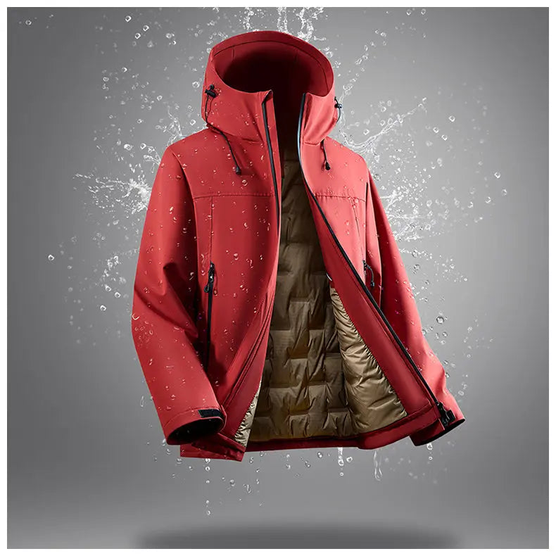 90% White Duck Down Men's Waterproof Windproof Warm Down Jacket 2025 Winter Jacket Casual Thick High-quality Clothing
