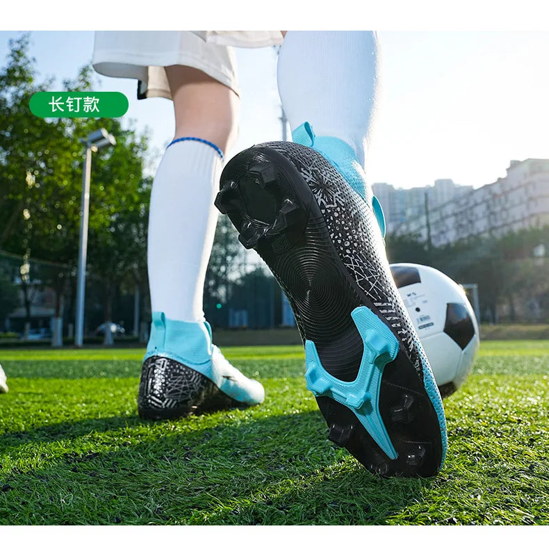 Superfly FG Football Boots Outdoor Soccer Cleats Shoes Soft Sport Professional Shoes Breathable Comfortable Boots Plus Size