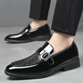 Party Wedding Oxford Footwear New Arrival Leather Men Casual Shoes Office Work Business Shoes Pointed Toe Loafers Brogue Shoes