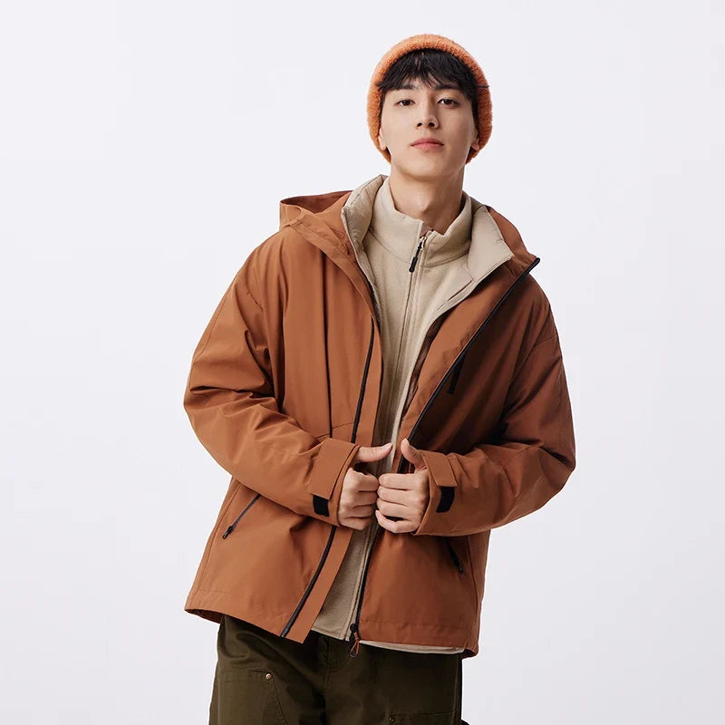 Outdoor Jacket Couple Three-proof 2024 Autumn New Couple Jacket
