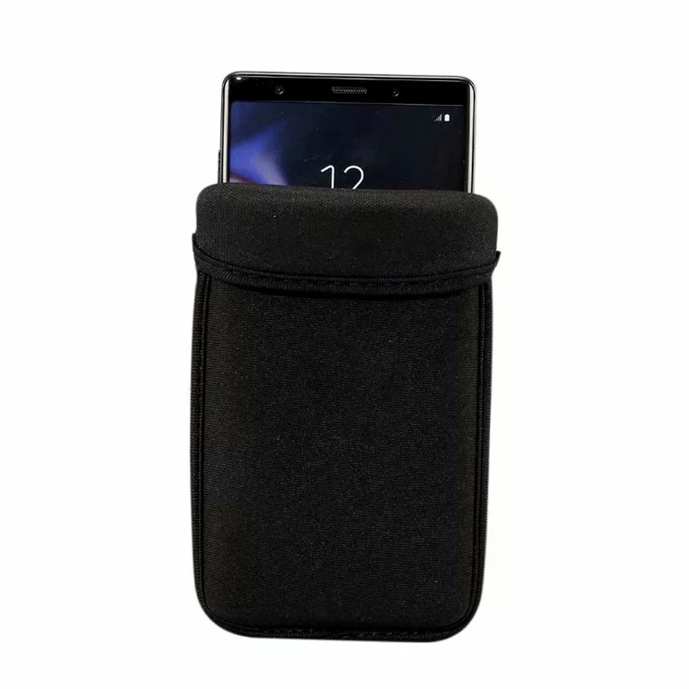 Universal Neoprene Protective Cover Phone Bag For iPhone 16 15 14 Pro Max Samsung Xiaomi Huawei Power Bank Shockproof Case Pouch