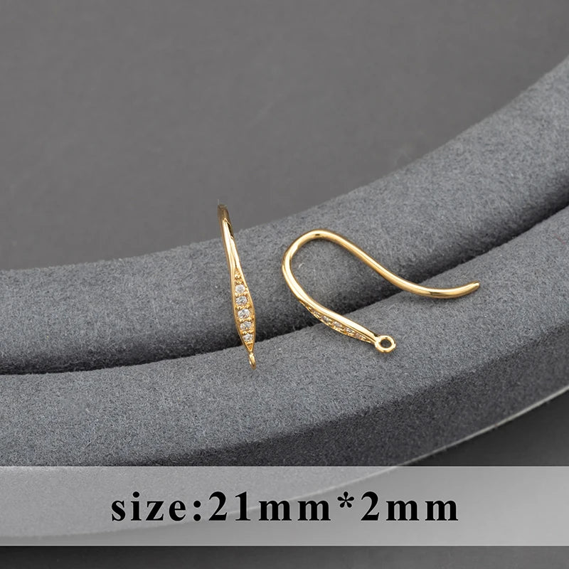 20pcs/lot M800 jewelry accessories,pass REACH,nickel free,18k gold plated,copper,connector,diy earrings,jewelry making