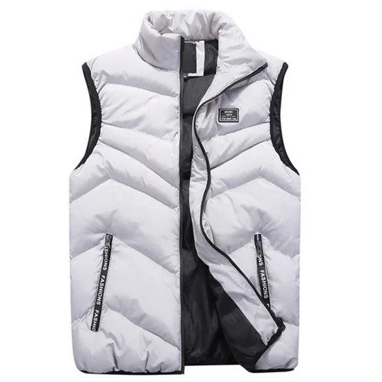 8XL 7XL Plus size vest men Brand Men Jacket Sleeveless Vests Winter Jackets man Casual Coats Men's Vest Cotton Thicken Waistcoat
