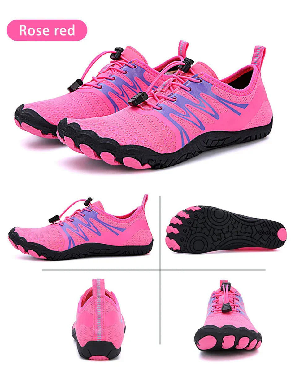 Men Women Barefoot Outdoor Aqua Shoes Couple Quick-drying Wading Beach Swimming Fitness Cycling Sports Water Sneakers