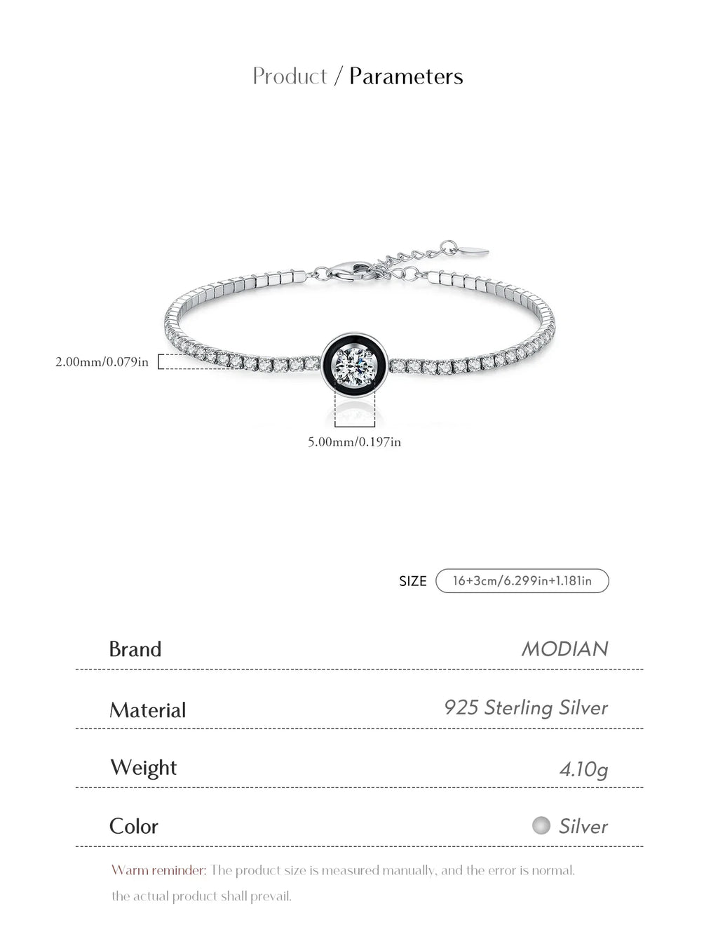 925 Sterling Silver Shinning Stackable Bracelets Stars Geometric Heart Water Drop CZ Tennis Bracelets For Women Jewelry