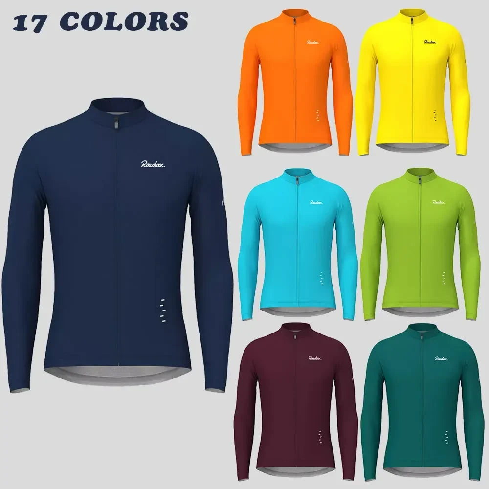 2025 Man's Cycling Jersey Spring/Autumn Cycling Jacket Breathable Quick Drying Bicycle Clothing MTB Long Sleeve Road Bike Jersey