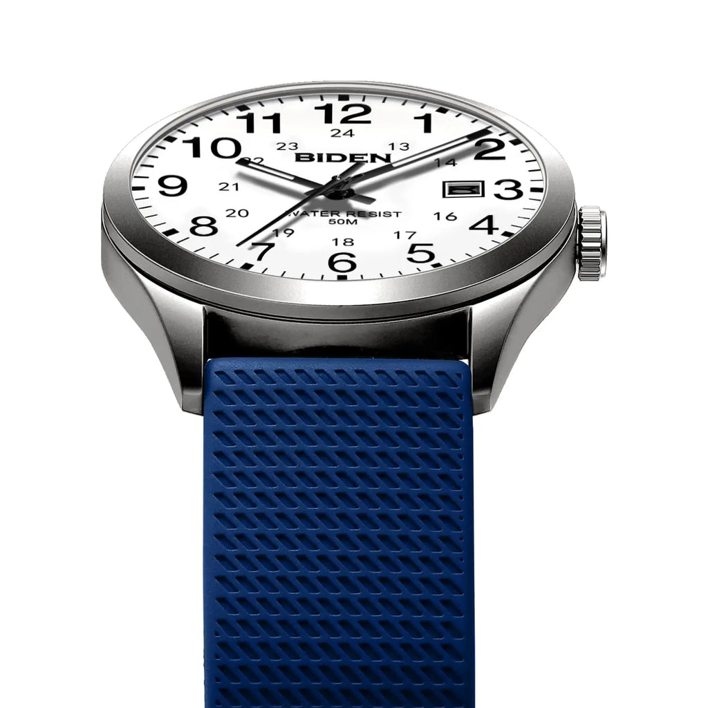 Men's Watch Simulated Quartz Sports Men's and Women's Watch 30 Waterproof Second Hand Luminous Easy to Read Dial