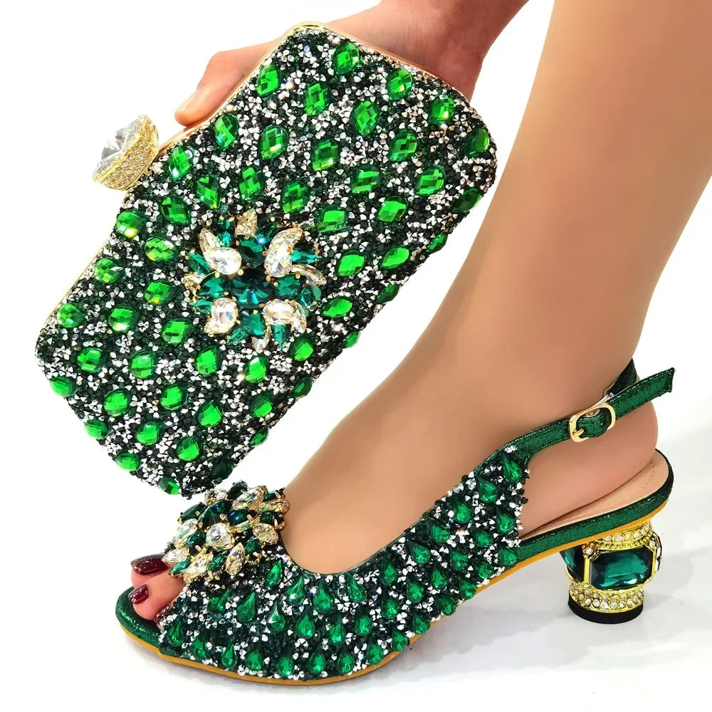 Women's Shoes and Bags Party  African Fashion Shoes and Bags