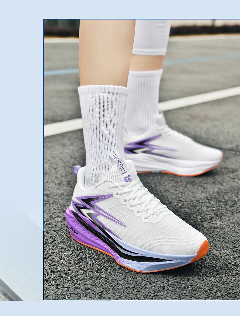 Marathon Men Running Shoes Speciality Sports Shoes Breathable Lightweight Carbon Board Women's Trend Athletic Sneakers Women