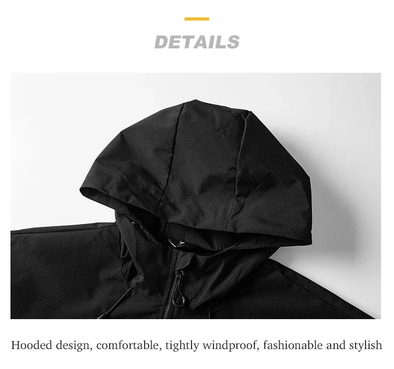 Men Women Waterproof Hiking Jacket Trekking Camping Mountaineering Windbreaker Unisex Outdoor Sport Windproof Rain Coat